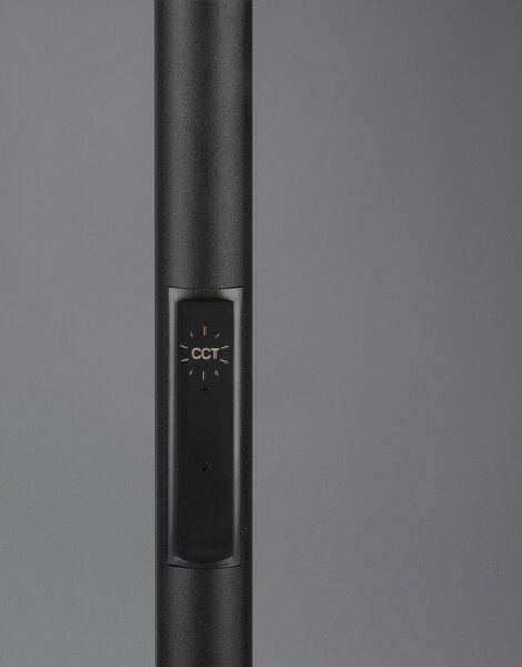 Czarna lampa stojąca LED (wysokość 178 cm) Specter – Reality