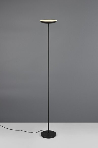 Czarna lampa stojąca LED (wysokość 178 cm) Specter – Reality