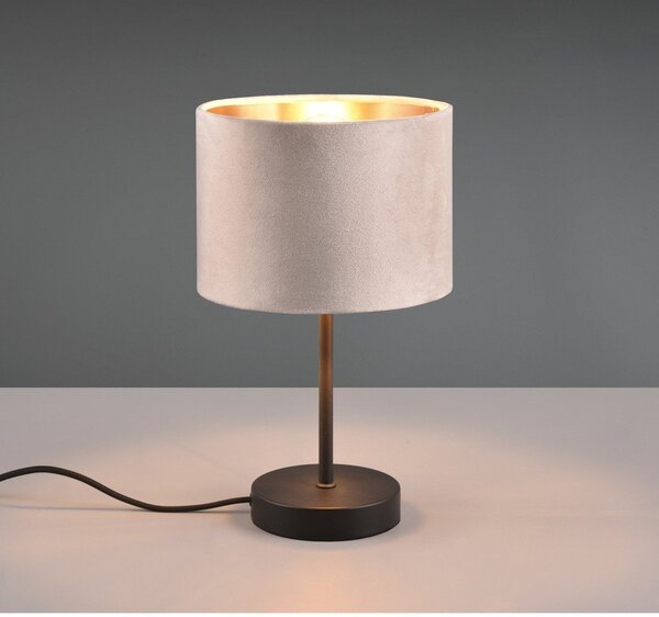 Czarno-beżowa lampa stołowa (wys. 33 cm) Julieta – Trio