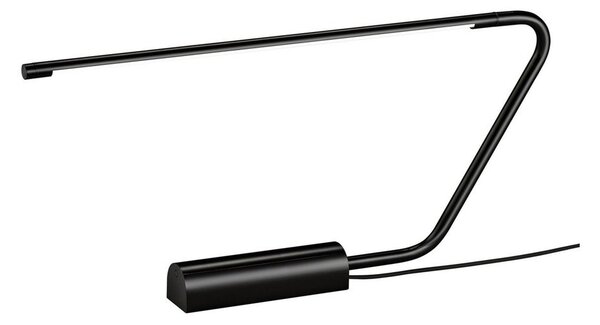 Czarna lampa stołowa LED (wysokość 33 cm) Olea – Trio Select