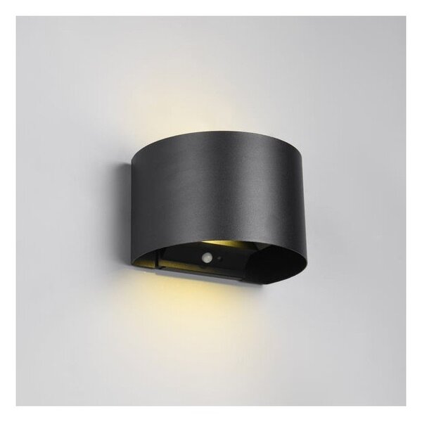Lampa zewnętrzna ścienna LED z czujnikiem ruchu (wysokość 10 cm) Talent – Reality