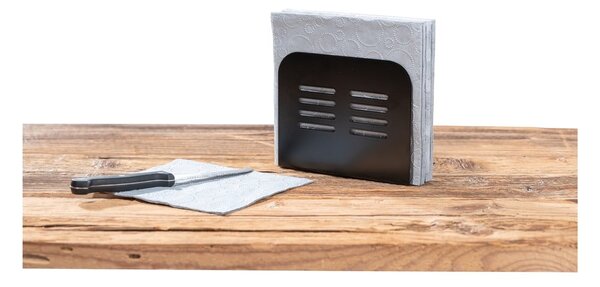 Czarny serwetnik Wenko Black Outdoor Kitchen Baco