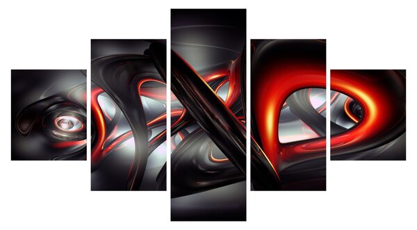 Obraz abstrakcji (125x70 cm)