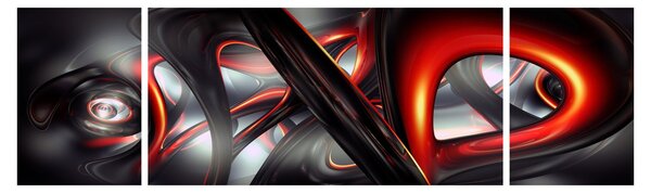 Obraz abstrakcji (170x50 cm)