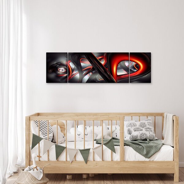 Obraz abstrakcji (170x50 cm)