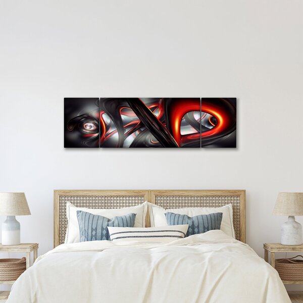 Obraz abstrakcji (170x50 cm)