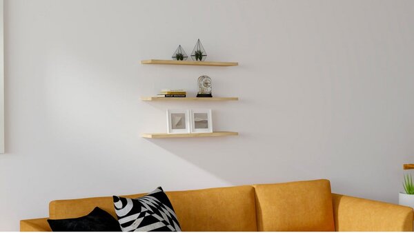 Półka w dekorze dębu zestaw 3 szt. Boss – Kalune Design