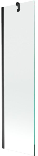 Mexen Next parawan nawannowy 1-skrzydłowy 50 x 150 cm, transparent, czarny - 895-050-000-00-00-70