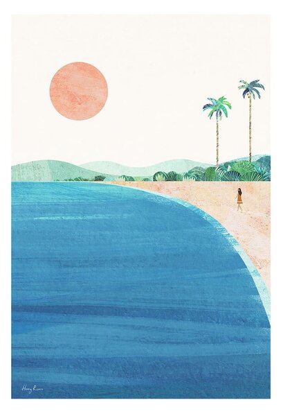 Plakat 30x40 cm Paradise Beach – Travelposter
