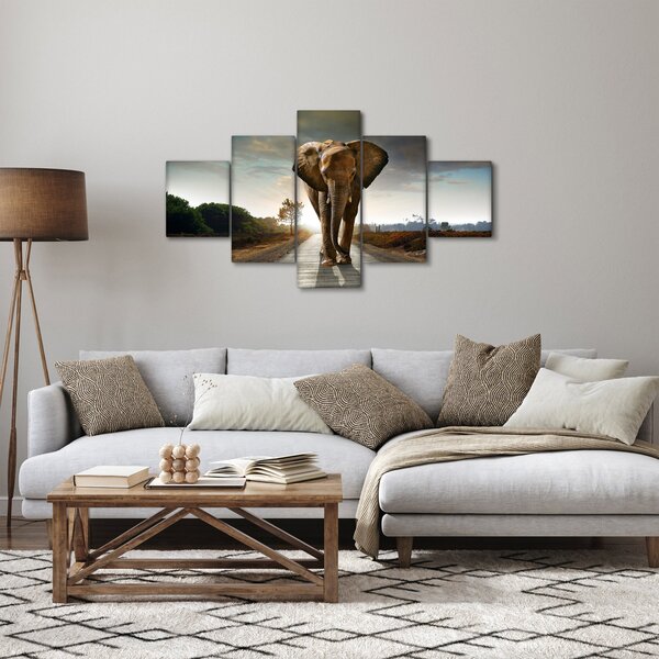 Obraz słonia (125x70 cm)