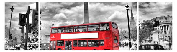 Obraz - Trafalgar Square (170x50 cm)