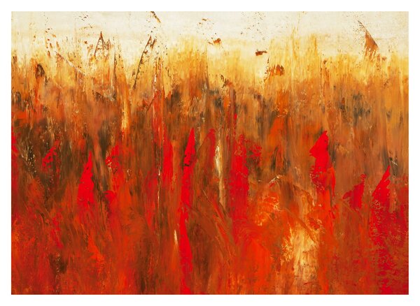 Obraz malowanej abstrakcji (70x50 cm)