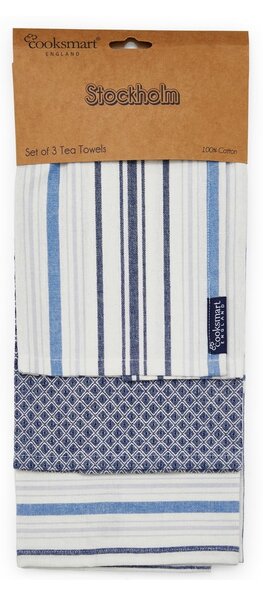 Bawełniane ścierki zestaw 3 szt. 45x65 cm Stockholm – Cooksmart ®