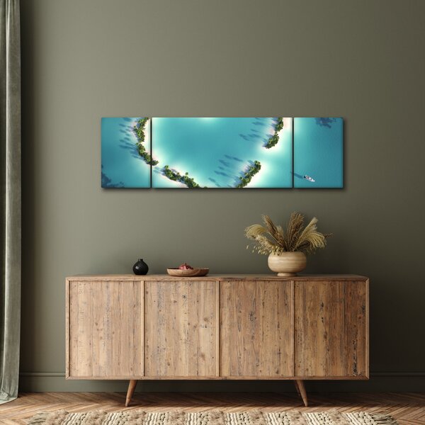 Obraz - Wyspy serca (170x50 cm)