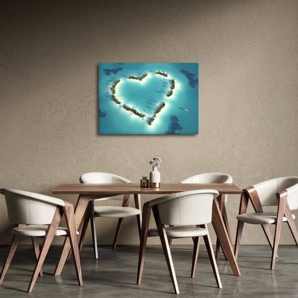 Obraz - Wyspy serca (70x50 cm)