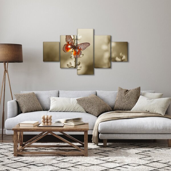 Obraz motyla (125x70 cm)