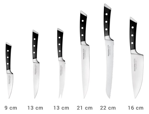 Zestaw noży ze stojakiem 6 szt. Azza – Tescoma