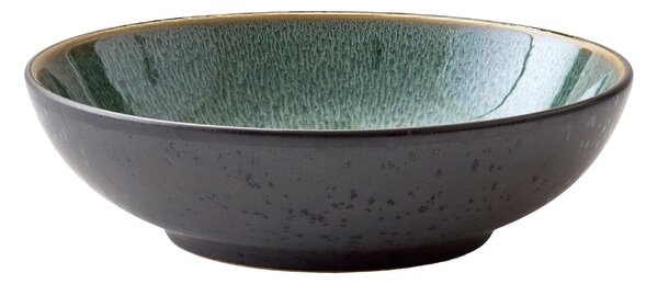 Zielona/czarna kamionkowa miska 1 l Gastro Green/Black – Bitz