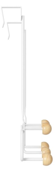 Biały metalowy wieszak na drzwi 39 cm Estique – Umbra