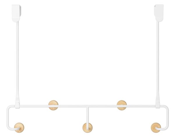 Biały metalowy wieszak na drzwi 39 cm Estique – Umbra