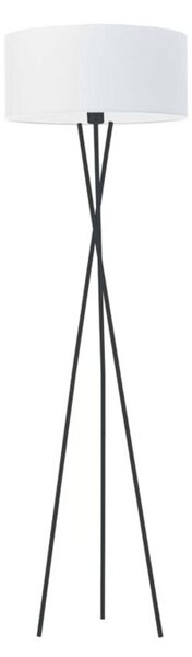 Lampa stojąca podłogowa trójnóg z abażurem walec MORIS