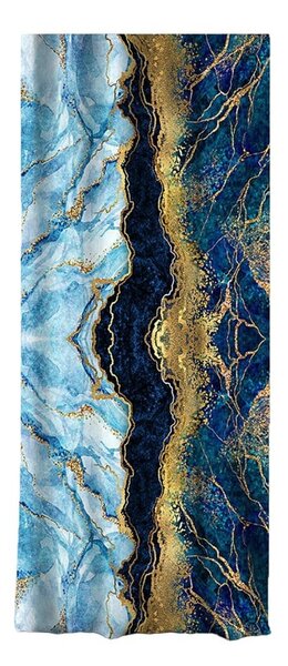 Niebiesko-złota zasłona 140x260 cm – Mila Home