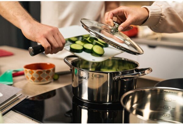 Garnek ze stali nierdzewnej odpowiedni na indukcję Cook Eat – Tefal