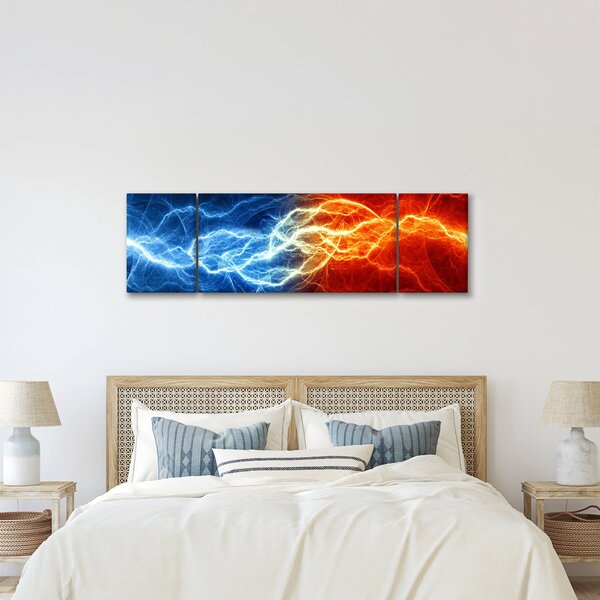 Obraz napięcia elektrycznego (170x50 cm)