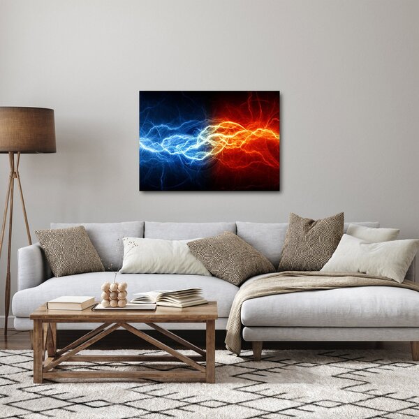 Obraz napięcia elektrycznego (70x50 cm)