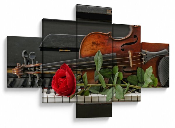Obraz - Pamięć muzyka (125x70 cm)