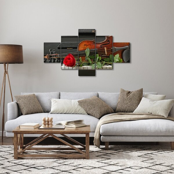 Obraz - Pamięć muzyka (125x70 cm)