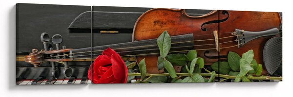 Obraz - Pamięć muzyka (170x50 cm)