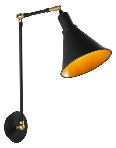 Czarny kinkiet ø 20 cm Chicago – Opviq lights