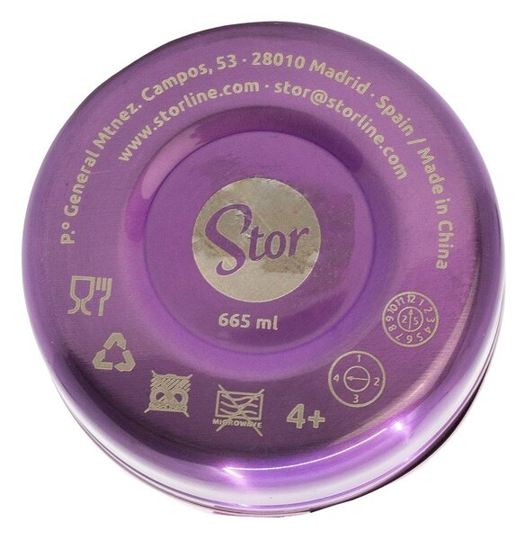 Fioletowy termos dla dzieci ze stali nierdzewnej 665 ml K-Pop Demon Hunters – STOR
