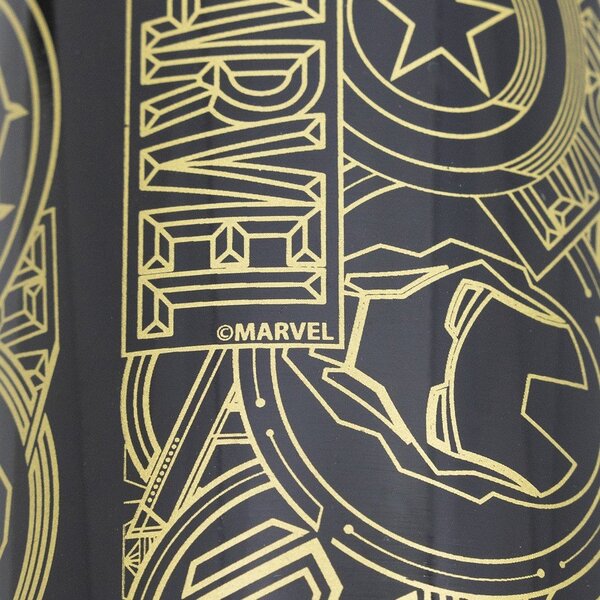 Czarny termos dla dzieci ze stali nierdzewnej 665 ml Marvel – STOR