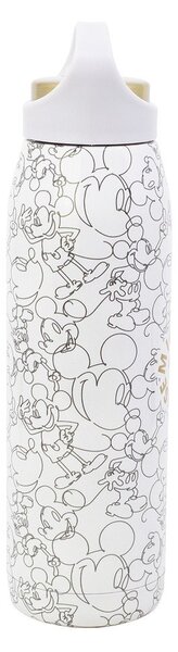Biały termos dla dzieci ze stali nierdzewnej 665 ml Mickey Mouse – STOR