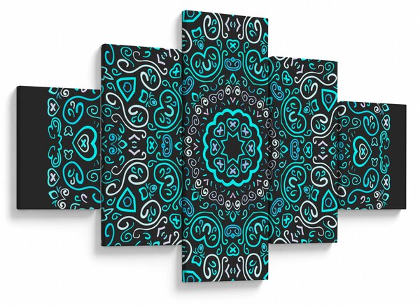 Obraz abstrakcji ozdobnej (125x70 cm)