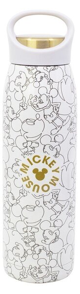 Biały termos dla dzieci ze stali nierdzewnej 665 ml Mickey Mouse – STOR