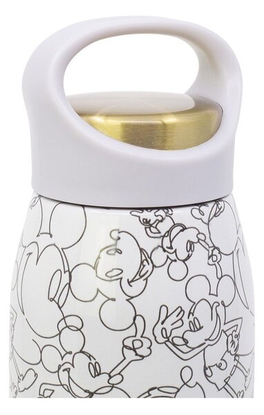 Biały termos dla dzieci ze stali nierdzewnej 665 ml Mickey Mouse – STOR