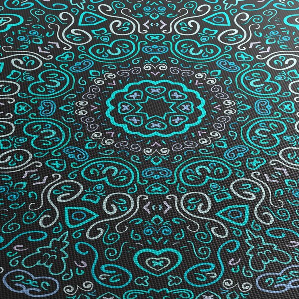 Obraz abstrakcji ozdobnej (170x50 cm)