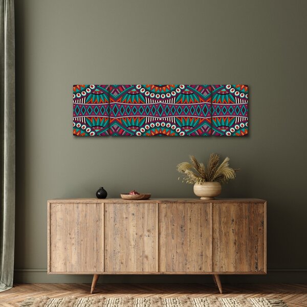 Obraz abstrakcji ozdobnej (170x50 cm)