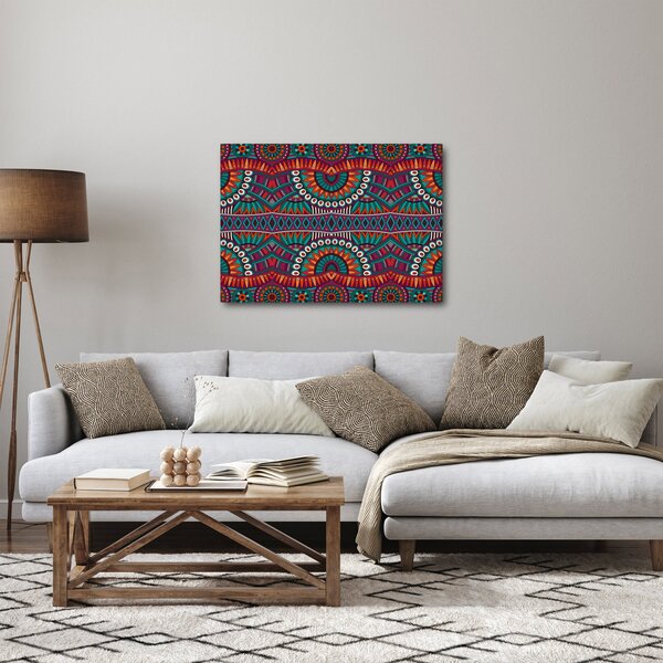 Obraz abstrakcji ozdobnej (70x50 cm)