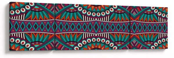 Obraz abstrakcji ozdobnej (170x50 cm)
