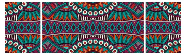 Obraz abstrakcji ozdobnej (170x50 cm)