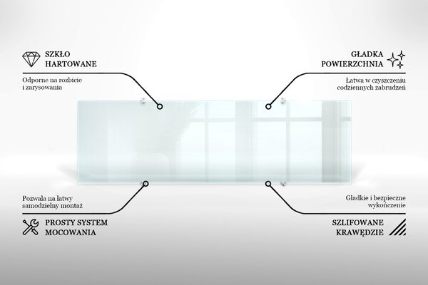 Panel kuchenny transparentny