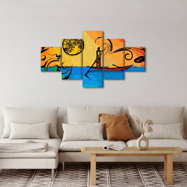 Obraz starożytnego obrazu (125x70 cm)