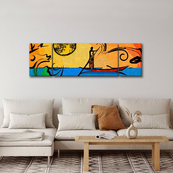 Obraz starożytnego obrazu (170x50 cm)