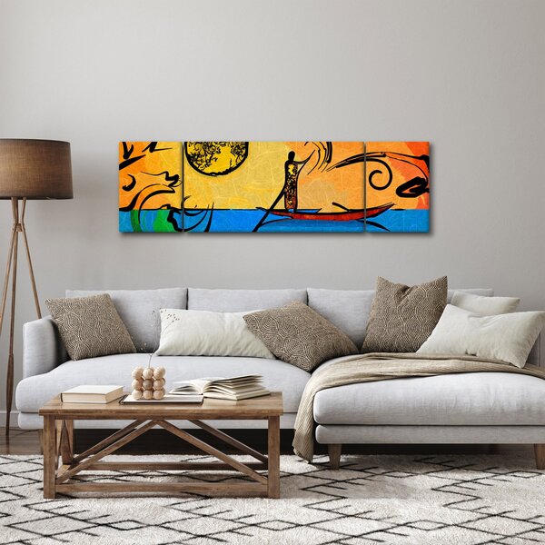 Obraz starożytnego obrazu (170x50 cm)