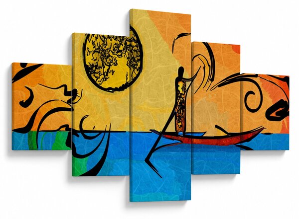 Obraz starożytnego obrazu (125x70 cm)