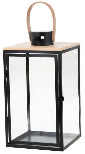 Lampion MY HOME Dark Leather 66583 Czarno-ecru